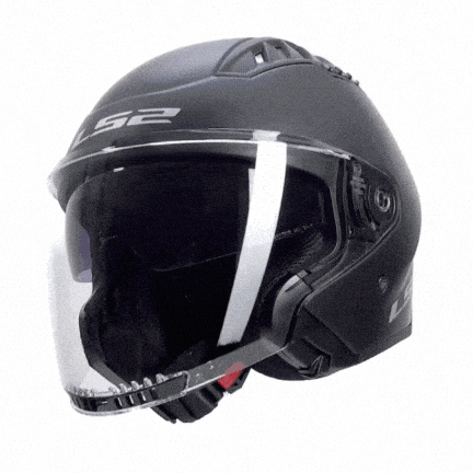 LS2 COPTER 2 MAT SİYAH KASK