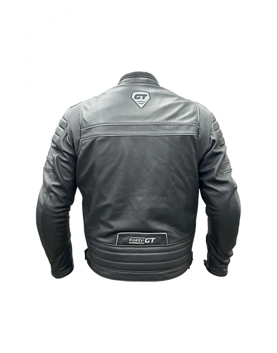 202002 Buffalo Hakiki Deri Full Koruma Motosiklet Ceketi