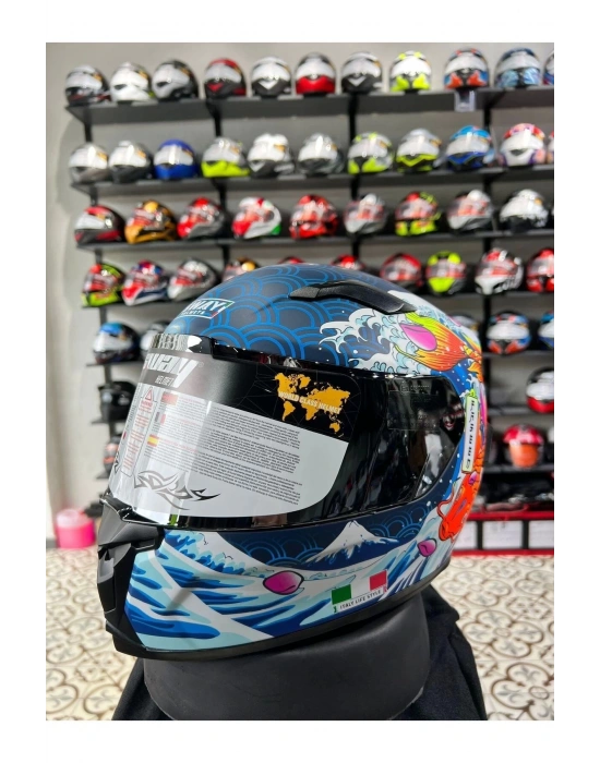 SW 820 DAKAR FISH FULL FACE MOTOSİKLET KASKI