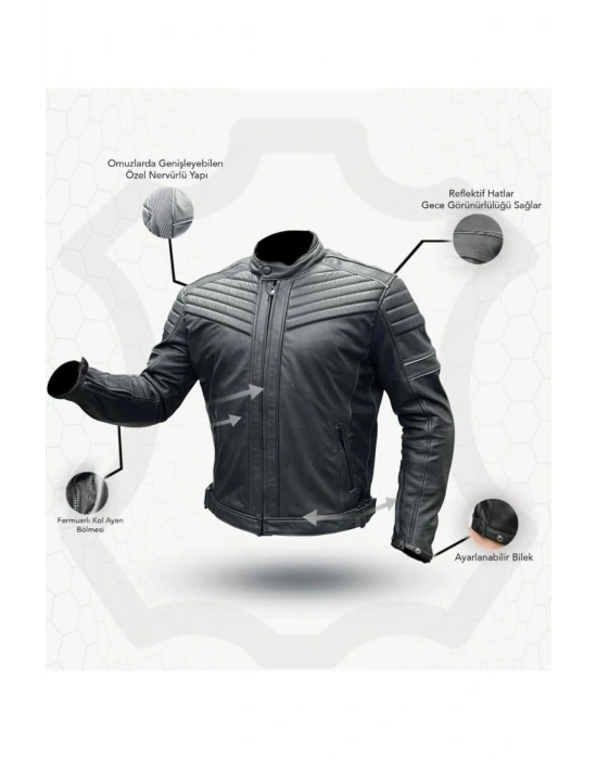 Ceket 2002001 Buffalo Hakiki Deri