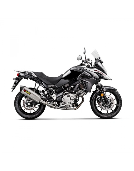 AKRAPOVIC S-S6R9-WT SUZUKI V-STROM 650 (17-24) RACING LINE (TITANIUM) EGZOZ