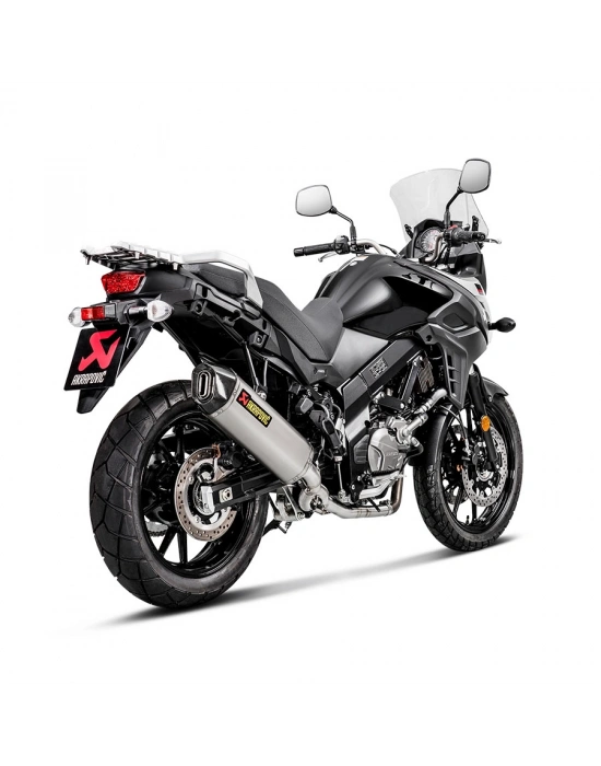 AKRAPOVIC S-S6R9-WT SUZUKI V-STROM 650 (17-24) RACING LINE (TITANIUM) EGZOZ