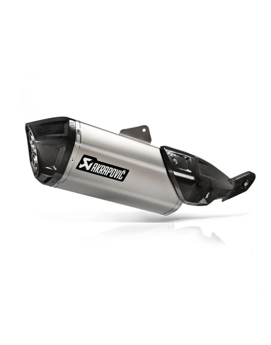 AKRAPOVIC S-S8SO1-HAFT SUZUKI V-STROM 800DE (22-26) SLIP-ON LINE (TITANIUM) EGZOZ