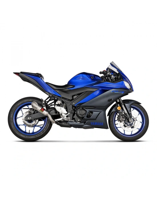 AKRAPOVIC S-Y3SO6-IVOSS YAMAHA R25 (22-26) - MT-25 (22-26) SLIP-ON LINE (SS) EGZOZ