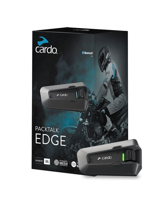CARDO PACKTALK EDGE JBL BLUETOOTH INTERCOM (TEKLİ PAKET)