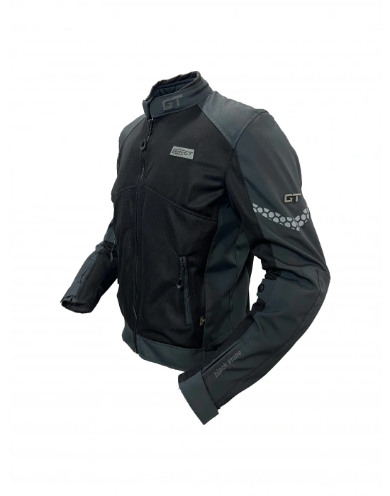 Forte Gt Black Stone Yazlık Motosiklet Mont