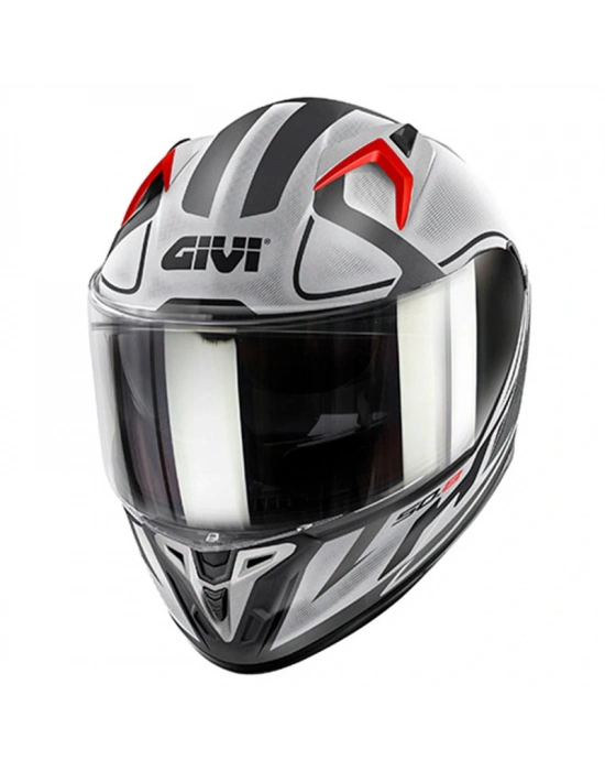 GIVI 50.8 RACER MAT SİYAH-TITANIUM-GRİ KASK
