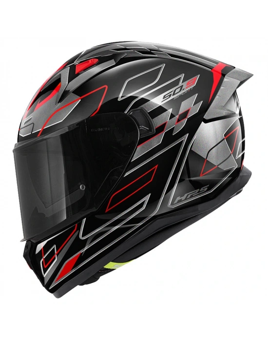 GIVI 50.9 ASSAULT SİYAH-TITANIUM-KIRMIZI KASK