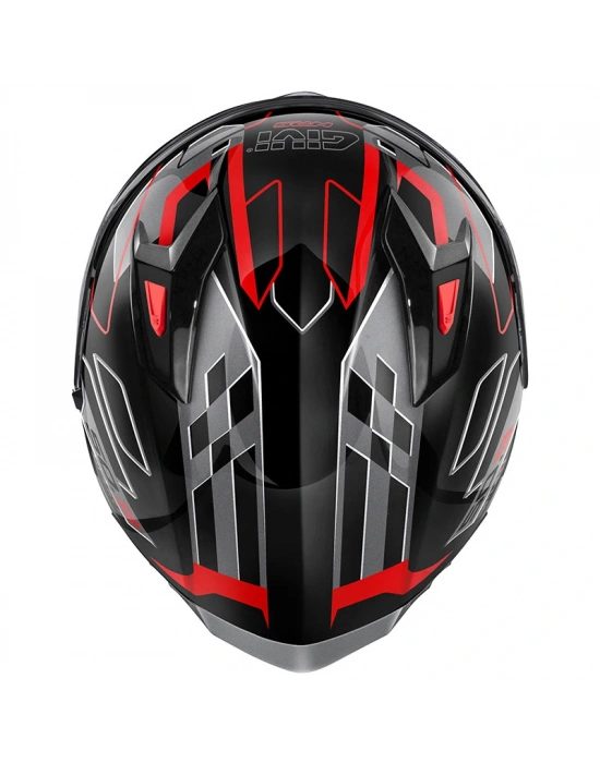 GIVI 50.9 ASSAULT SİYAH-TITANIUM-KIRMIZI KASK