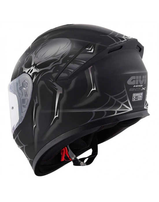 GIVI 50.X ARACHNO MAT SİYAH-GRİ KASK