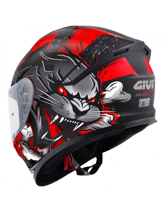 GIVI 50.X WILD MAT SİYAH- KASK