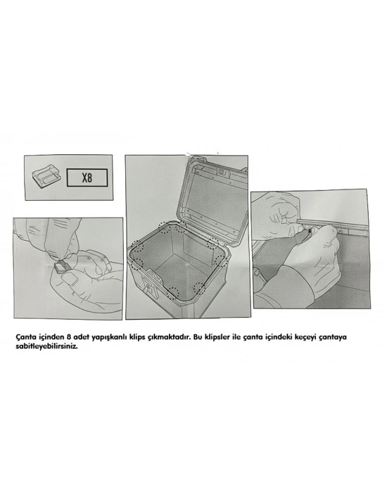 GIVI ALP44A2 ALPINA ALUMINYUM ÇANTA GRİ