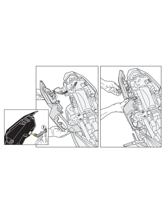 GIVI 2118FZ YAMAHA MT-07 (14-17) ARKA ÇANTA TAŞIYICI
