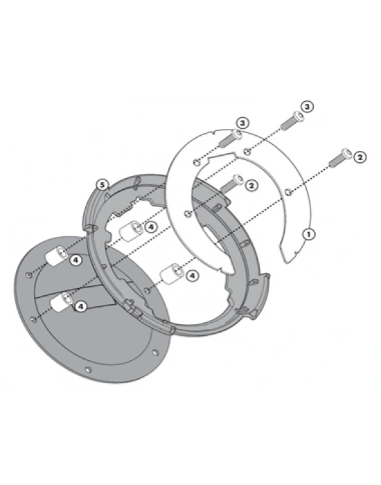 GIVI BF10 DEPOÜSTÜ ÇANTA APARATI (SUZUKI)