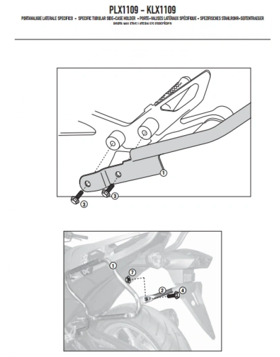 GIVI PLX1109 HONDA INTEGRA 700 (12-13) YAN ÇANTA TAŞIYICI