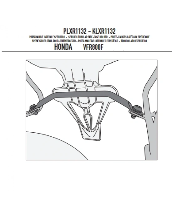 GIVI PLXR1132 HONDA VFR 800 F (14-20) YAN ÇANTA TAŞIYICI