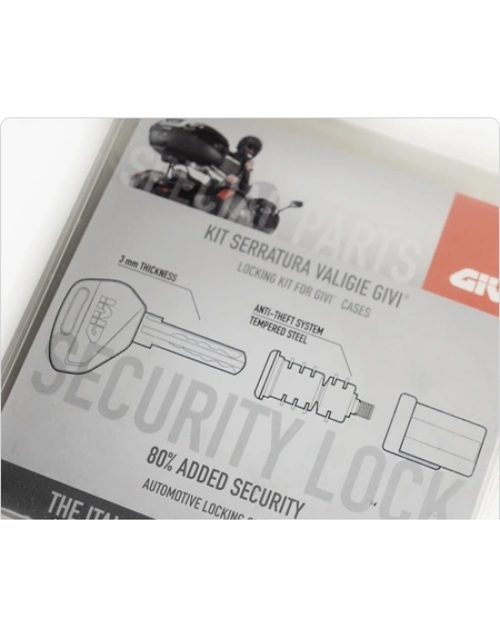 GIVI SL102 ÇANTA GÜVENLİKLİ ANAHTAR SETİ 2Lİ