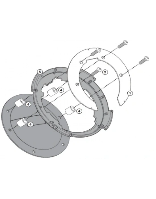KAPPA BF11K DEPOÜSTÜ ÇANTA APARATI (BMW-DUCATI-KTM)