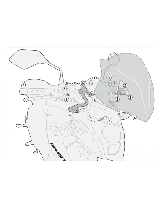 KAPPA KA4104 KAWASAKI ER-6N 650 (12-16) RÜZGAR SİPERLİK
