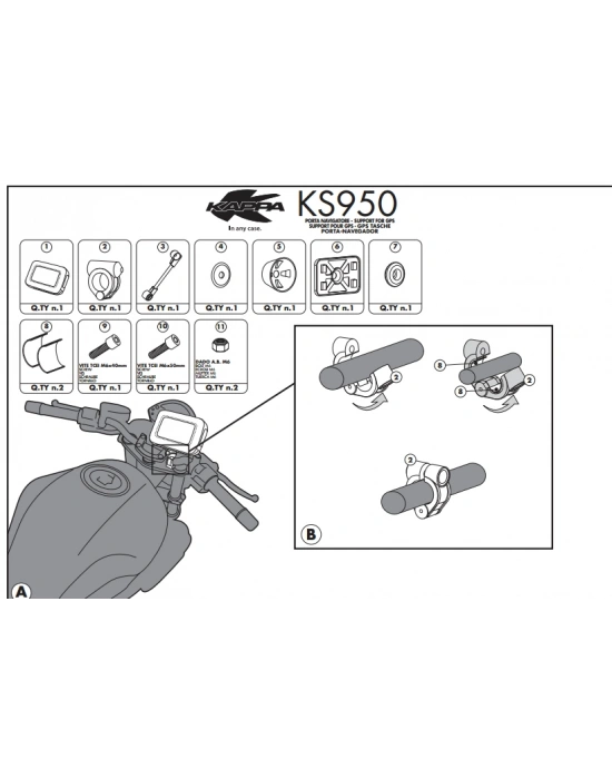 KAPPA KS950 GPS ÇANTASI