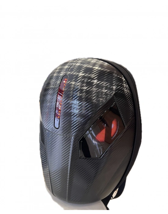 Led Animasyonlu Gözlü Ekranlı Desenli Motosiklet Sırt Çantası