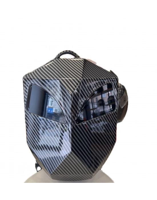 Led Animasyonlu Gözlü Ekranlı Motosiklet Sırt Çantası