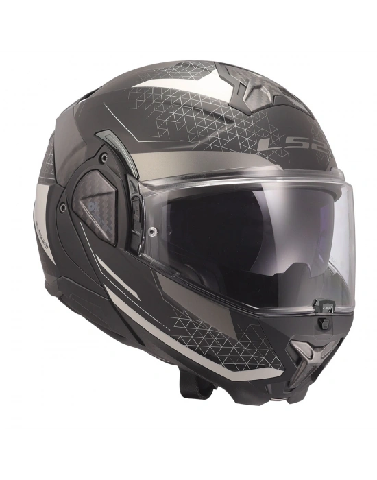 LS2 ADVANT 2 ASTRAL MAT GRİ-SİYAH KASK