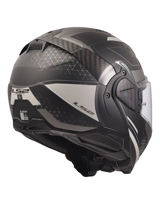 LS2 ADVANT 2 ASTRAL MAT GRİ-SİYAH KASK