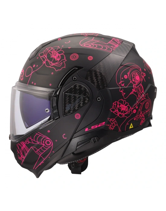 LS2 ADVANT 2 SOPHIA MAT SİYAH- KASK