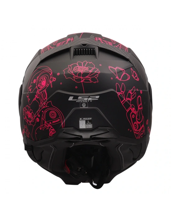 LS2 ADVANT 2 SOPHIA MAT SİYAH- KASK