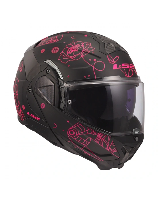 LS2 ADVANT 2 SOPHIA MAT SİYAH- KASK