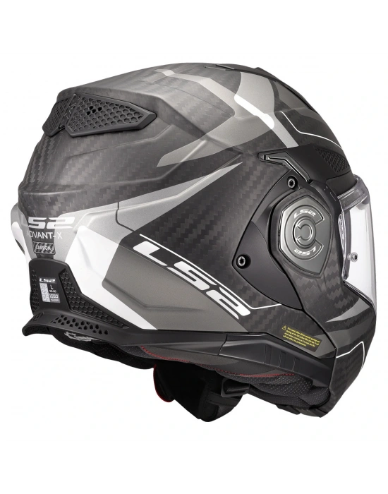 LS2 ADVANT X KARBON HORIZON MAT GÜMÜŞ-GRİ KASK