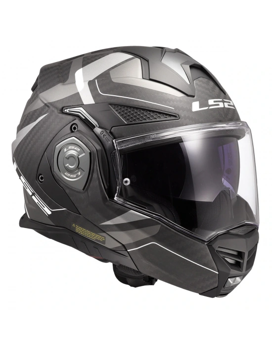 LS2 ADVANT X KARBON HORIZON MAT GÜMÜŞ-GRİ KASK