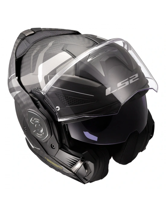 LS2 ADVANT X KARBON HORIZON MAT GÜMÜŞ-GRİ KASK