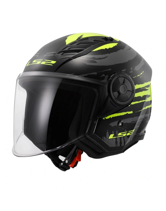 LS2 AIRFLOW 2 BRUSH SİYAH- KASK