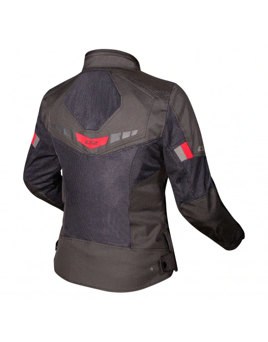 LS2 BLADE AIR KADIN MONT SİYAH-KIRMIZI