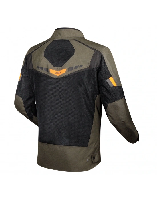 LS2 BLADE AIR MONT HAKİ-TURUNCU