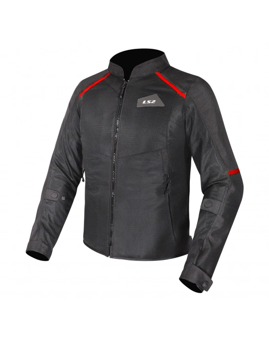 LS2 BREEZE MONT SİYAH-KIRMIZI