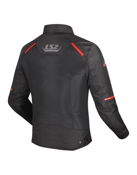 LS2 BREEZE MONT SİYAH-KIRMIZI