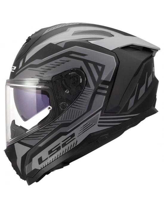 LS2 CHALLENGER 2 DRAVIX MAT GRİ KASK