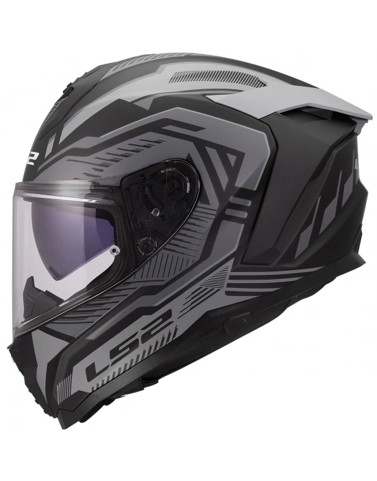 LS2 CHALLENGER 2 DRAVIX MAT GRİ KASK