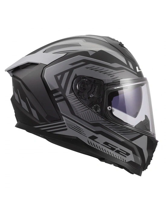 LS2 CHALLENGER 2 DRAVIX MAT GRİ KASK