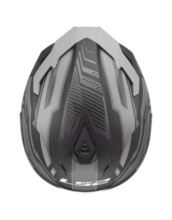 LS2 CHALLENGER 2 DRAVIX MAT GRİ KASK