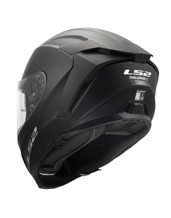 LS2 CHALLENGER 2 MAT SİYAH KASK