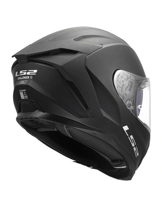 LS2 CHALLENGER 2 MAT SİYAH KASK