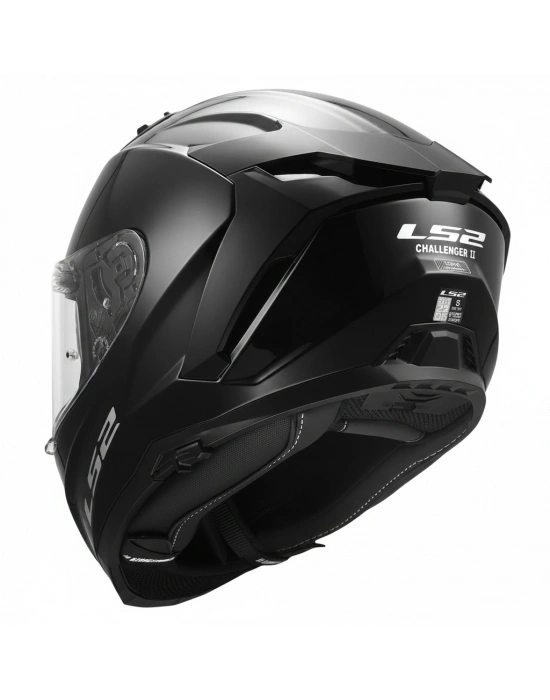 LS2 CHALLENGER 2 SİYAH KASK