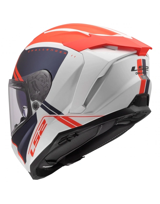 LS2 CHALLENGER 2 TITAN -MAVİ-KIRMIZI KASK