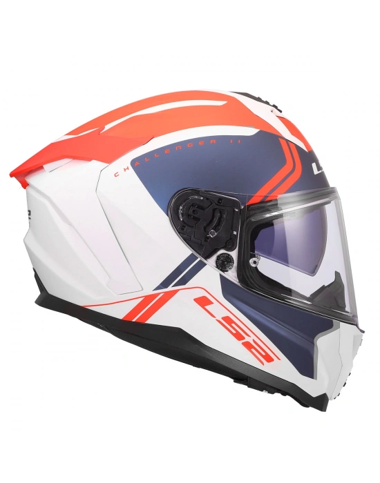 LS2 CHALLENGER 2 TITAN -MAVİ-KIRMIZI KASK