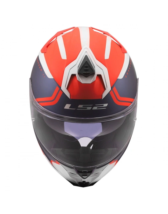 LS2 CHALLENGER 2 TITAN -MAVİ-KIRMIZI KASK