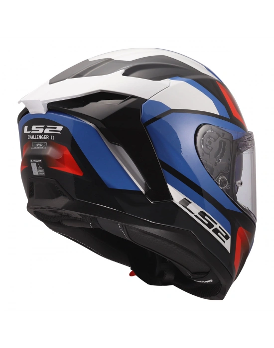 LS2 CHALLENGER 2 VIPER -MAVİ-KIRMIZI KASK